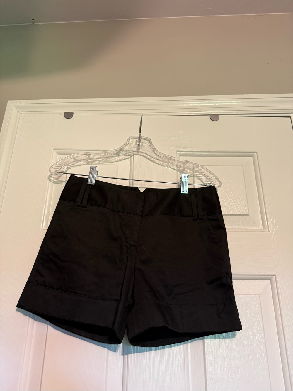 Express Black Tailored Cuffed Shorts